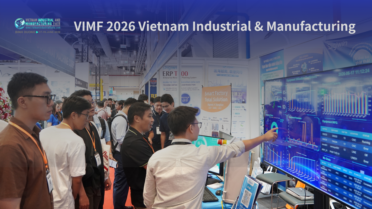 VIMF Bình Dương 2026 鼎新數智 384A 攤位展會花絮