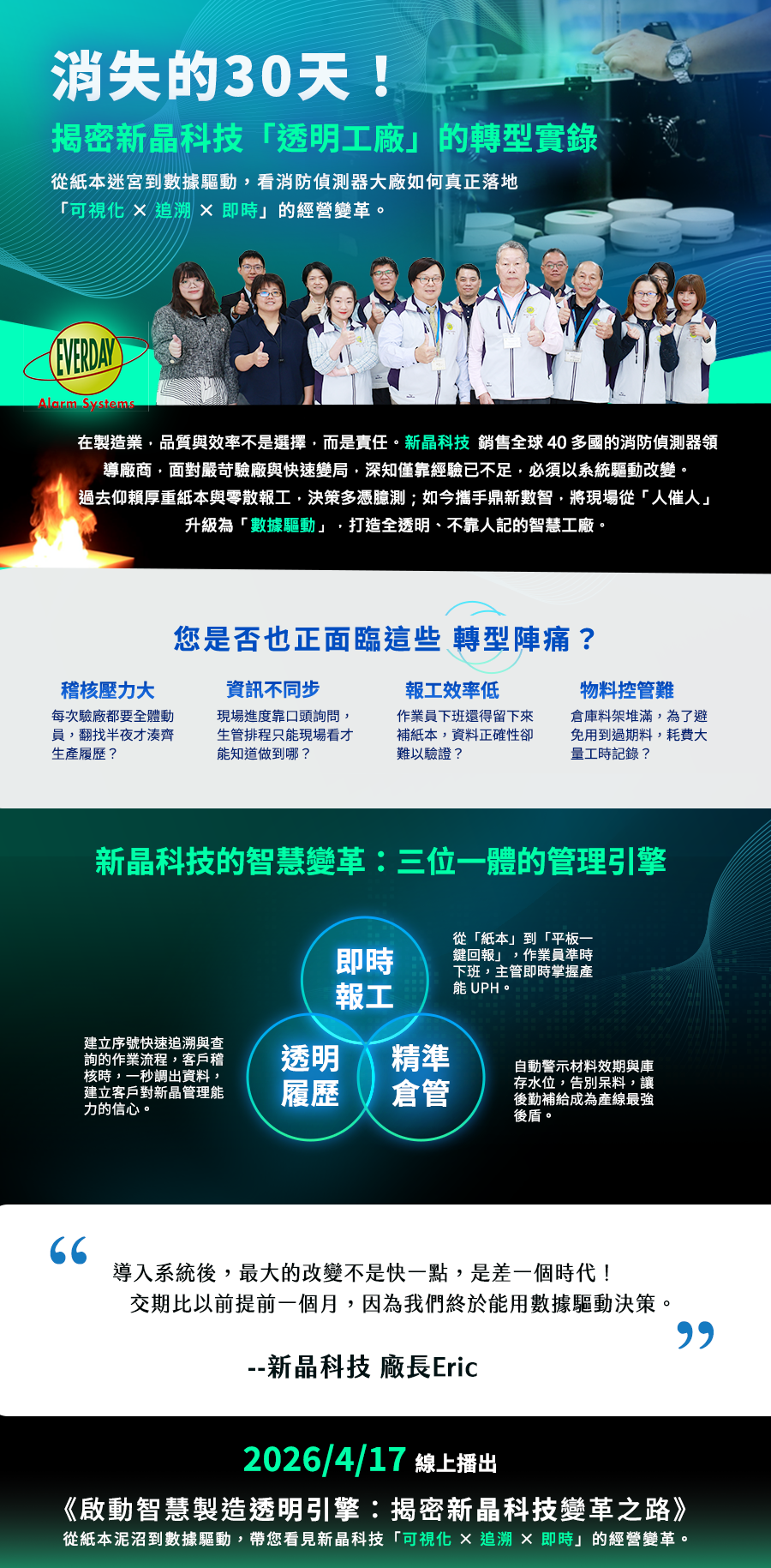 「線上解析×現場參訪《工廠降本增效的生存密碼》番外篇」的活動說明圖片。