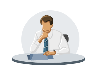 一個人面對問題